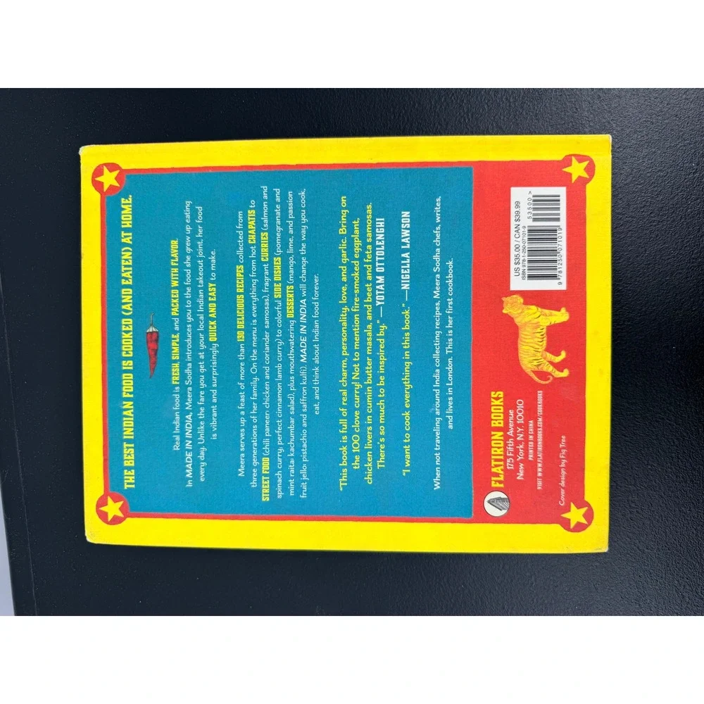 Meera Sodha Made in India Cookbook Yellow Good Hardcover Recipes Kitchencore